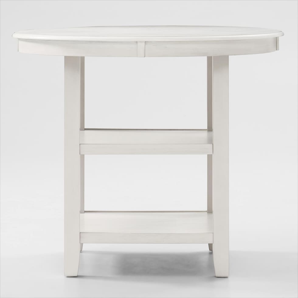 pearson white counter height dining table   