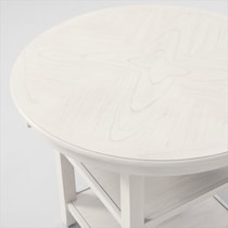 pearson white counter height dining table   