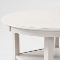 pearson white counter height dining table   