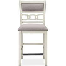pearson white counter height stool   