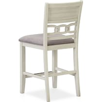 pearson white counter height stool   