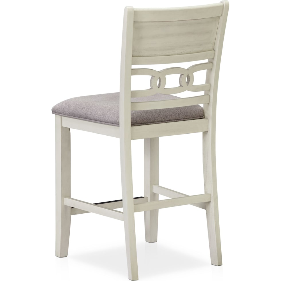 pearson white counter height stool   