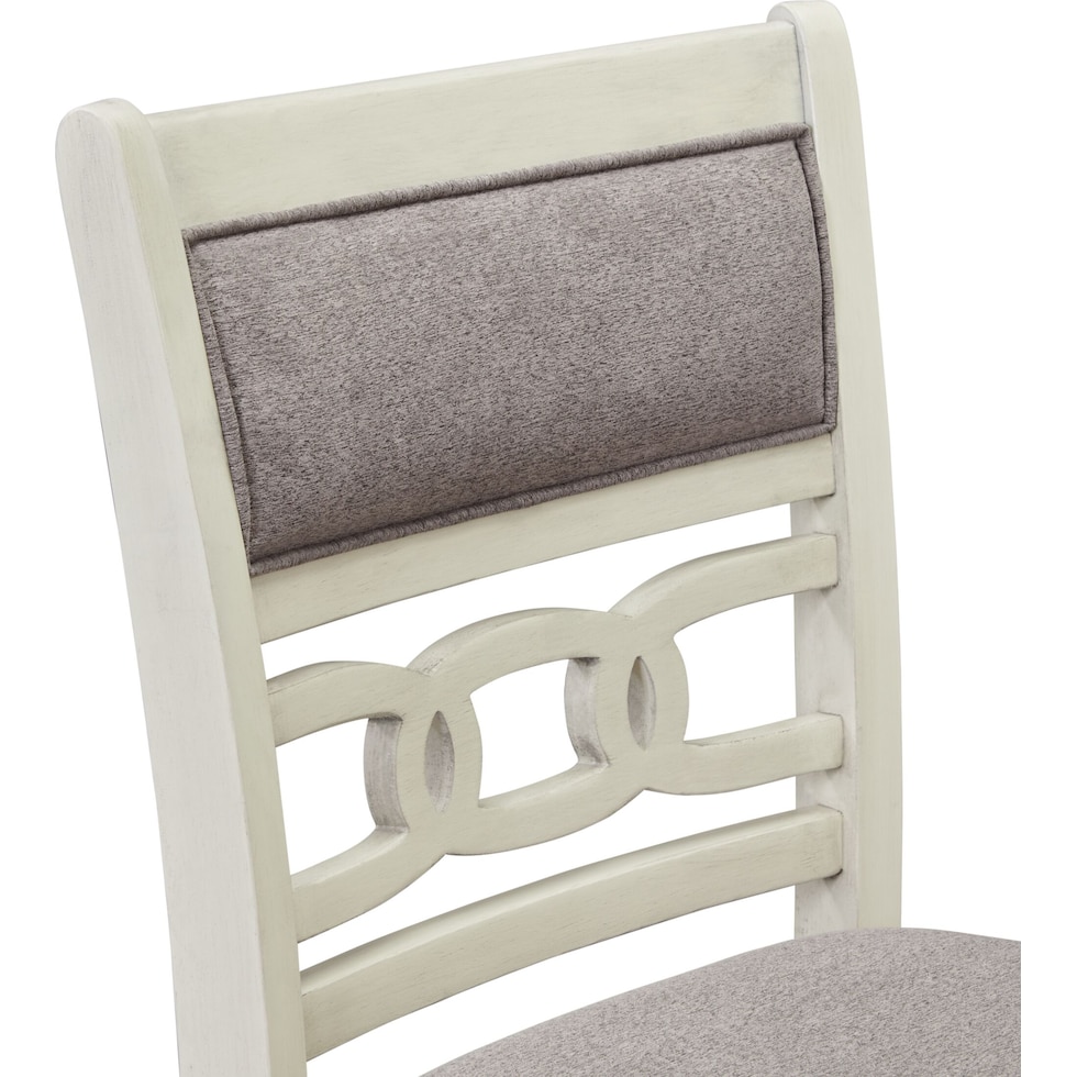 pearson white counter height stool   