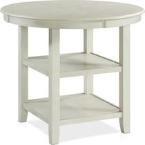pearson white counter height table   