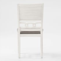 pearson white dining chair   