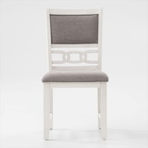 pearson white dining chair   