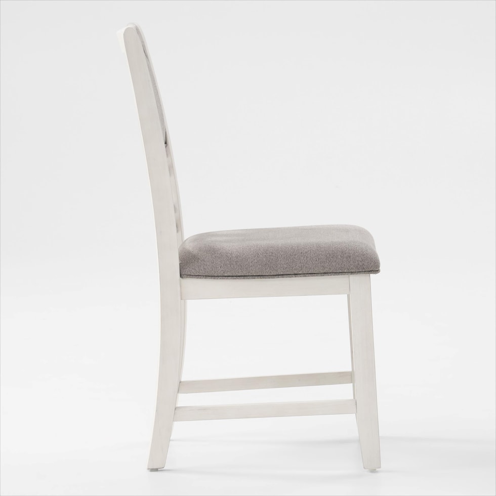 pearson white dining chair   