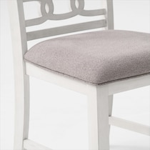 pearson white dining chair   