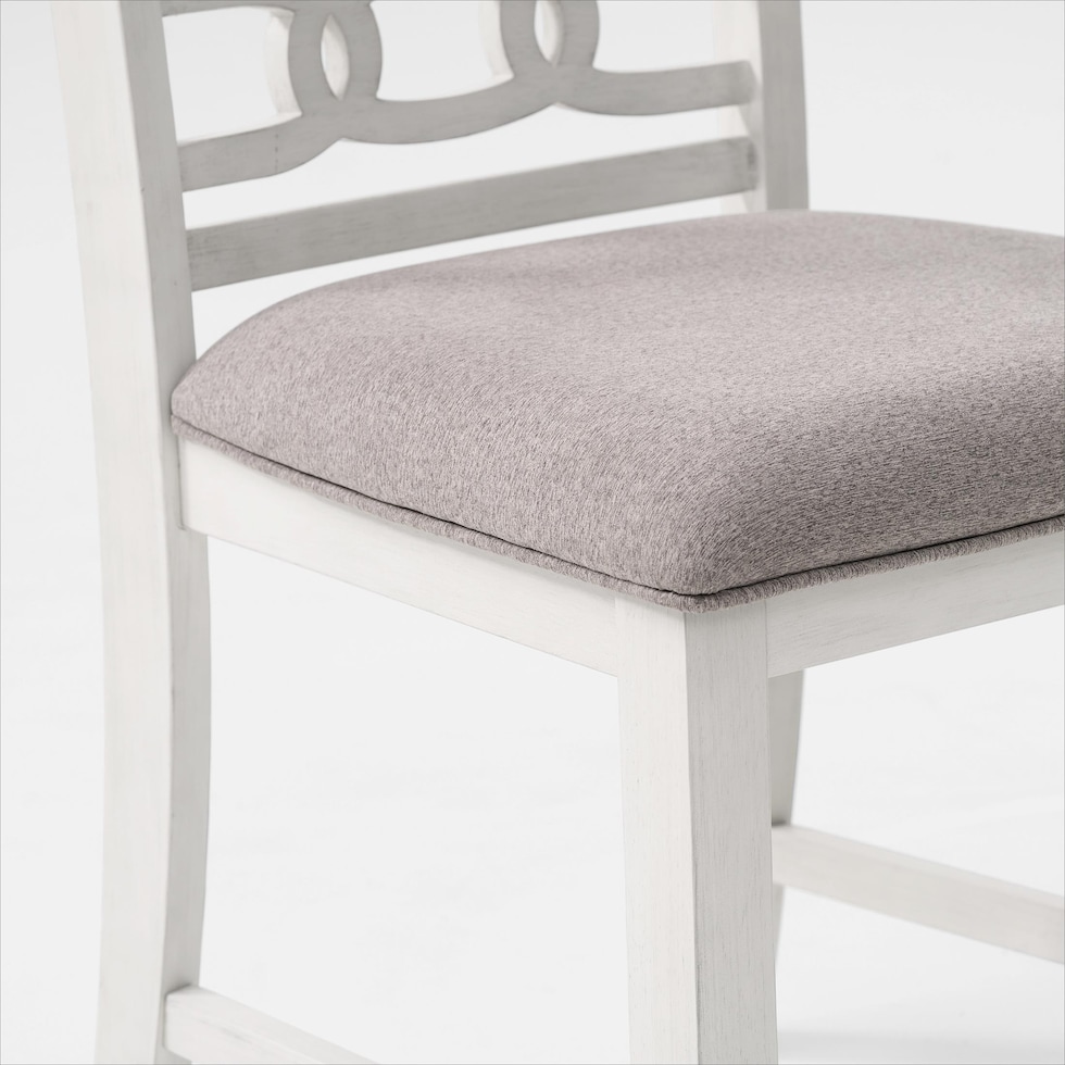 pearson white dining chair   