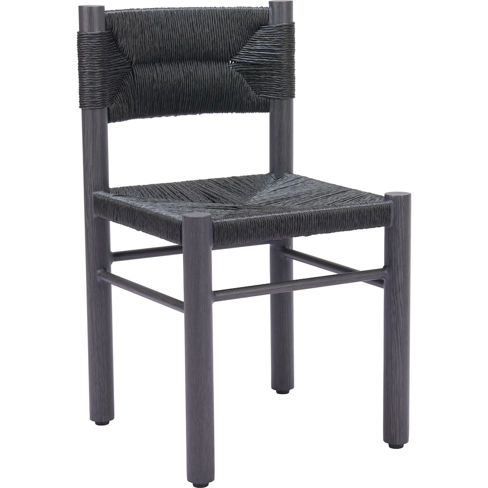 pelican black outdoor dining chair   