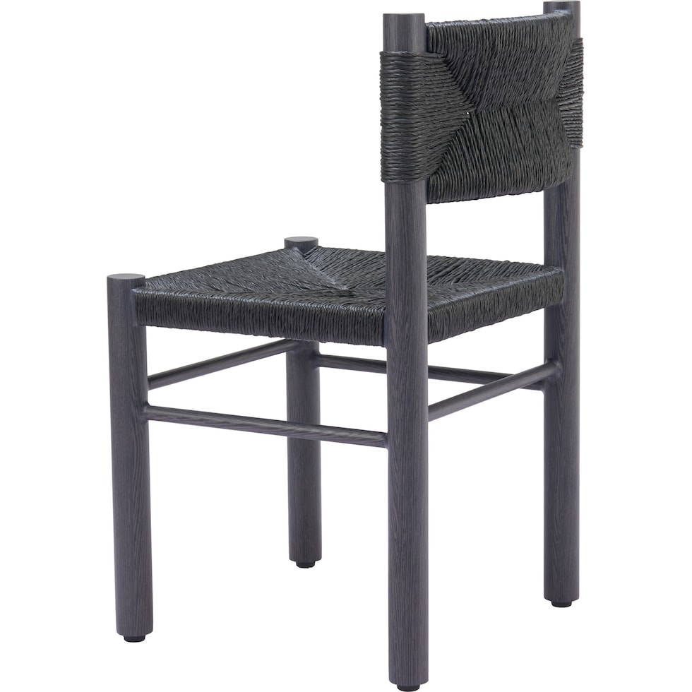 pelican black outdoor dining chair   