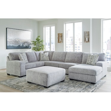 Broyhill Pembrey Sectional and Ottoman