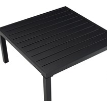 pembroke black outdoor coffee table   