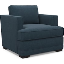 pembroke blue accent chair   