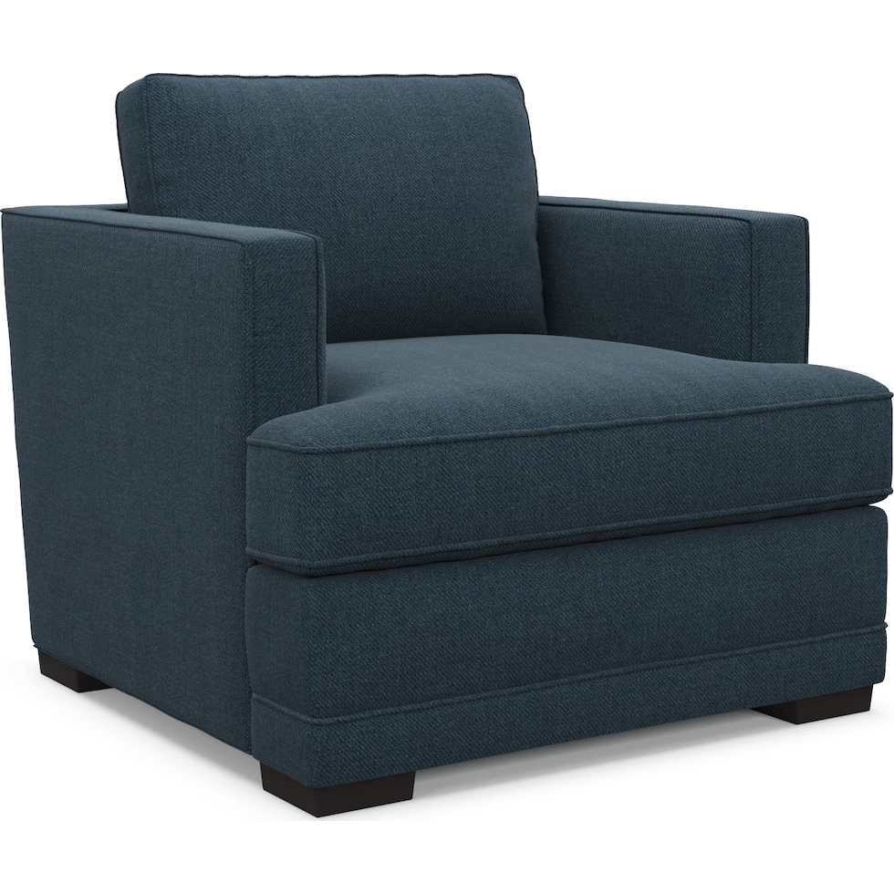 pembroke blue accent chair   