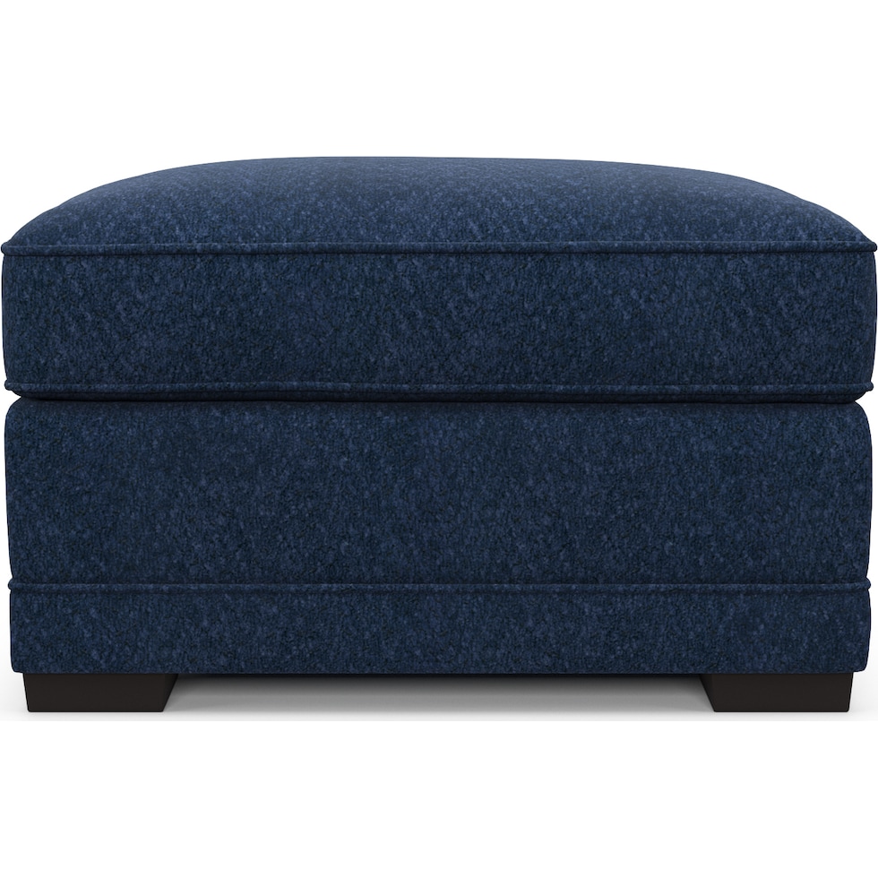 pembroke blue ottoman   