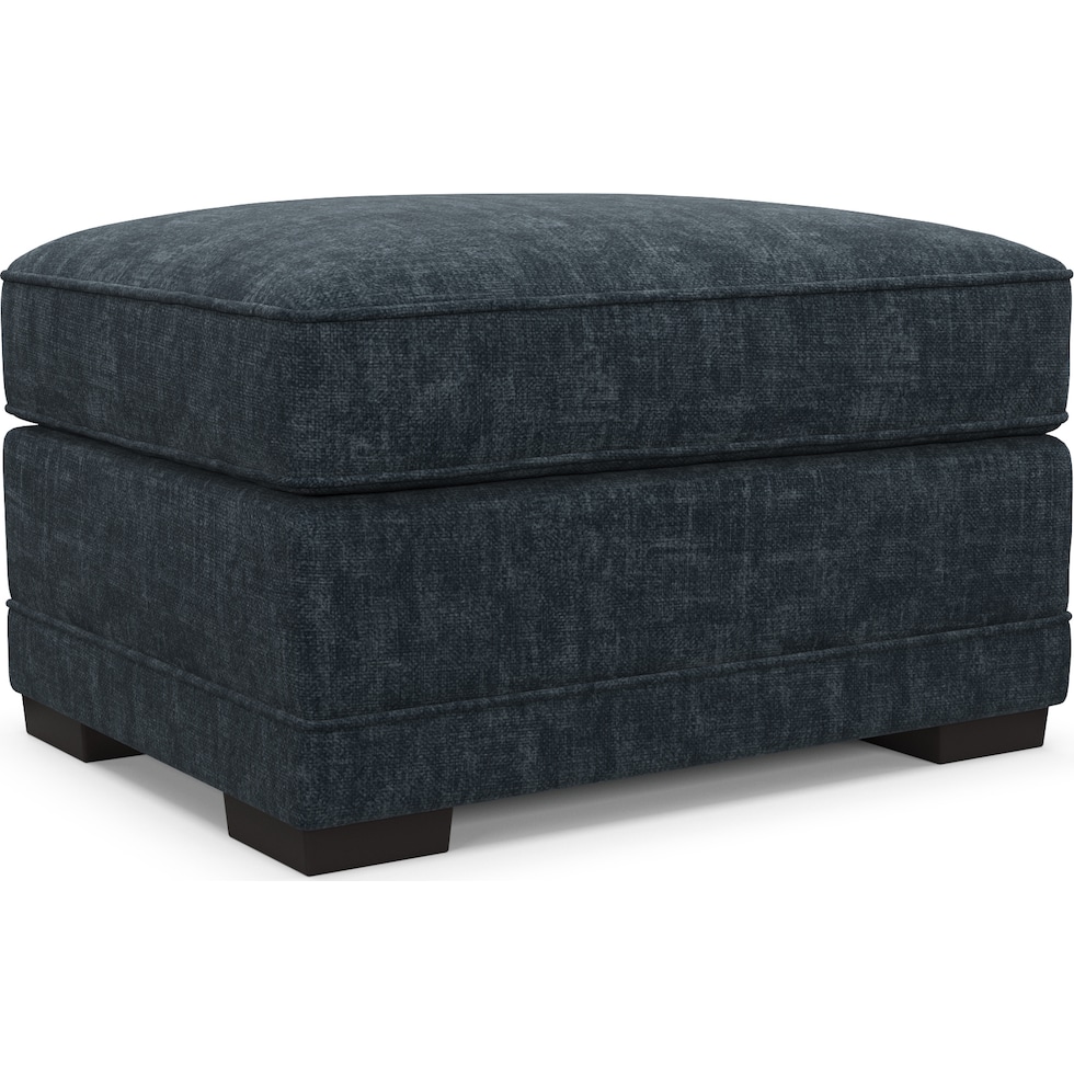 pembroke blue ottoman   