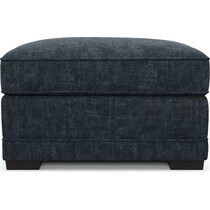 pembroke blue ottoman   