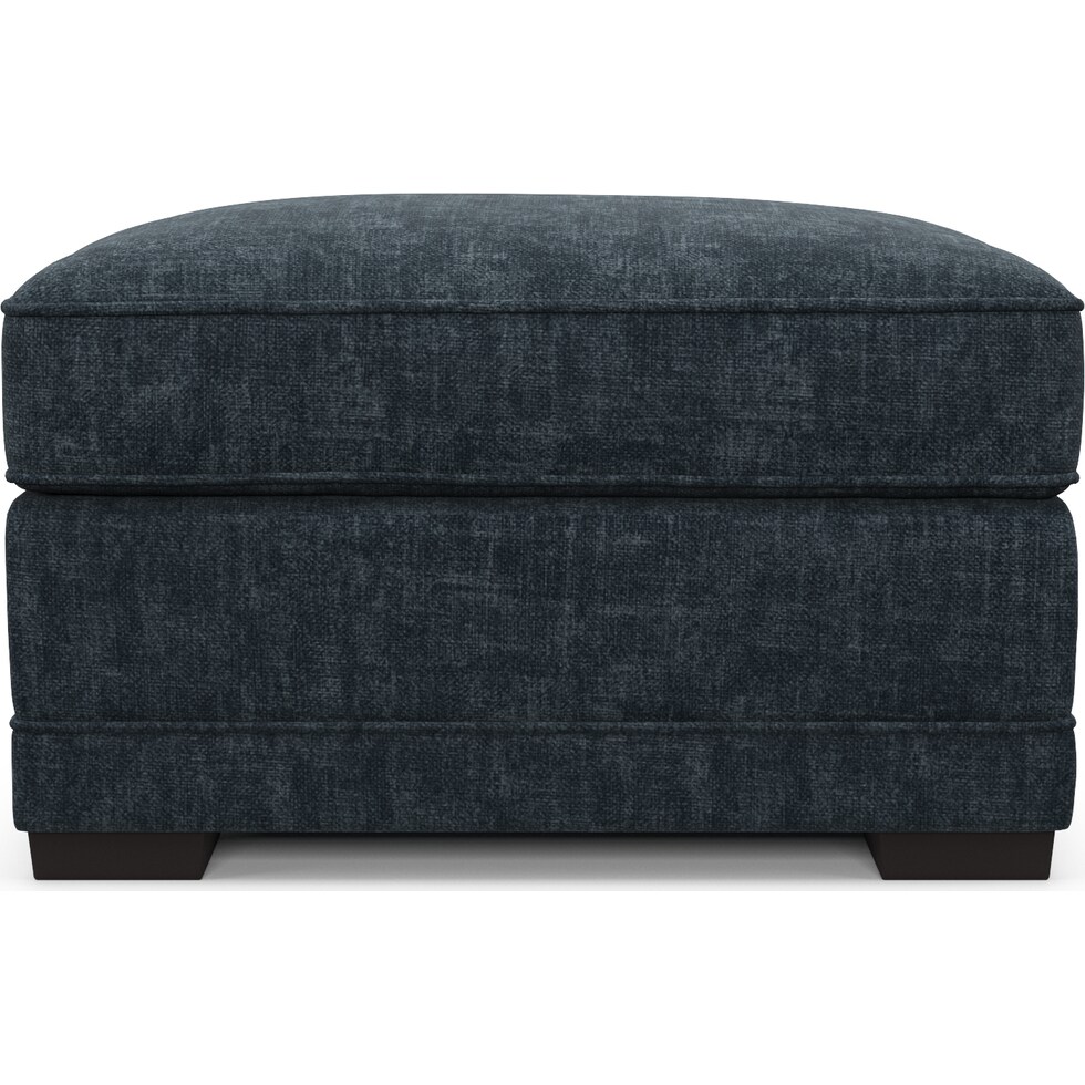 pembroke blue ottoman   