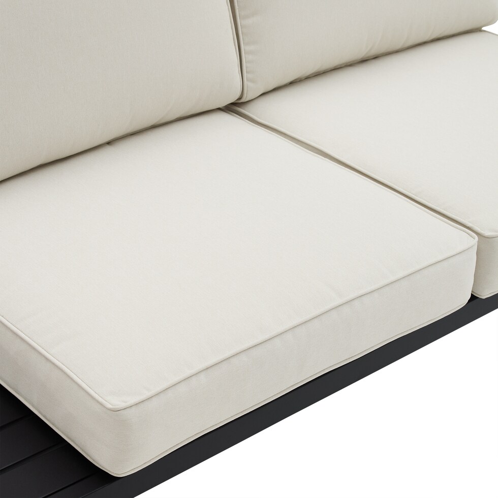 pembroke creme outdoor sectional set   