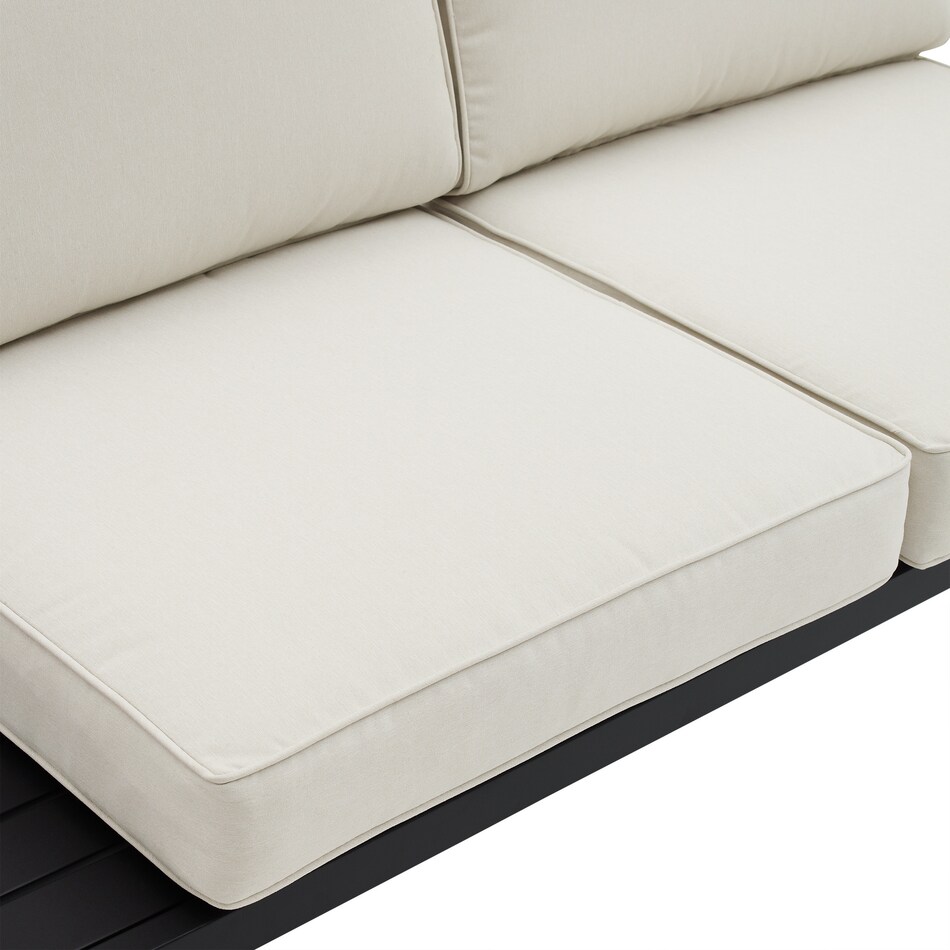 pembroke creme outdoor sectional set   