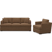 pembroke dark brown  pc living room   