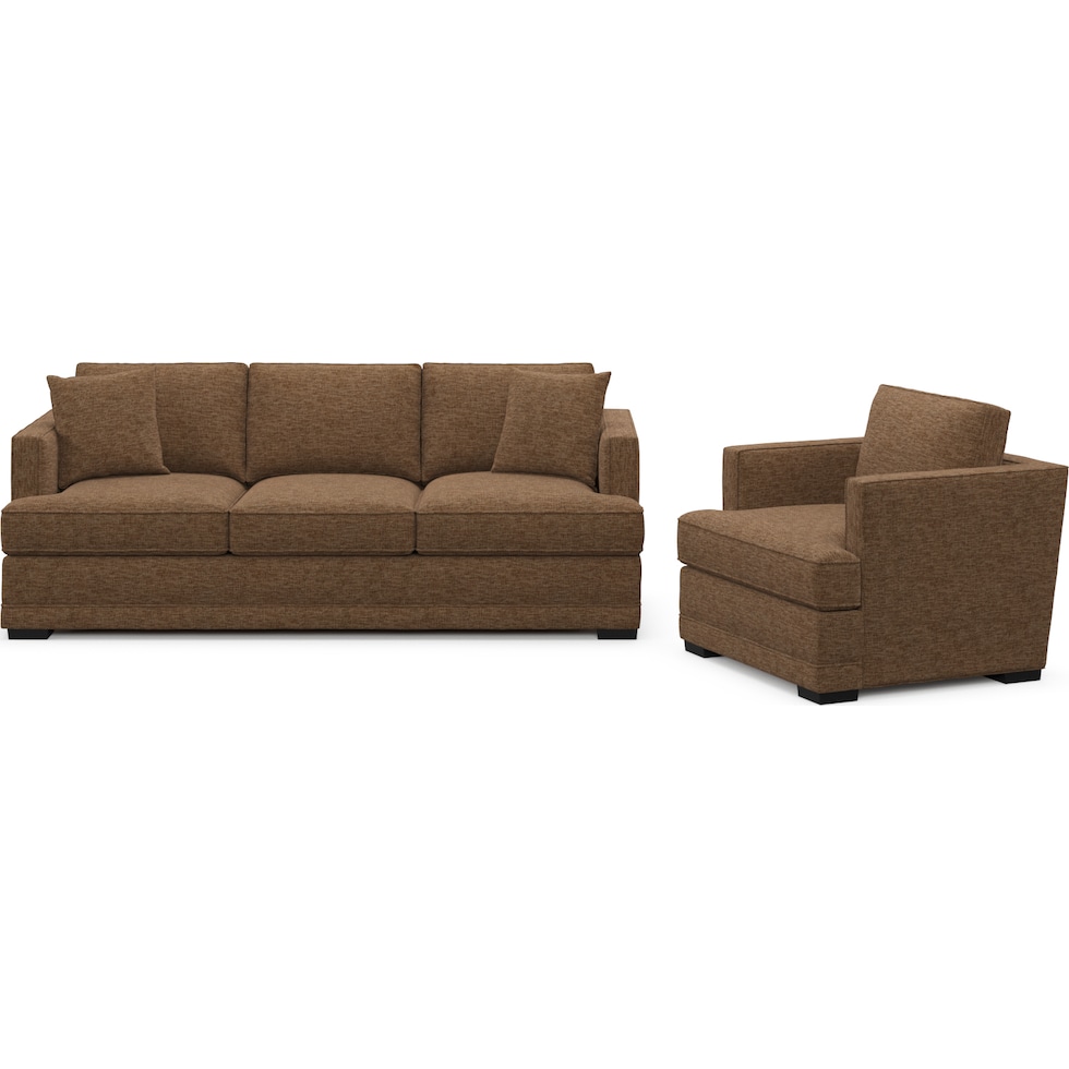 pembroke dark brown  pc living room   