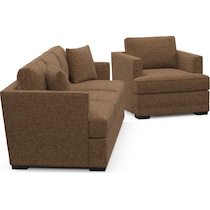 pembroke dark brown  pc living room   