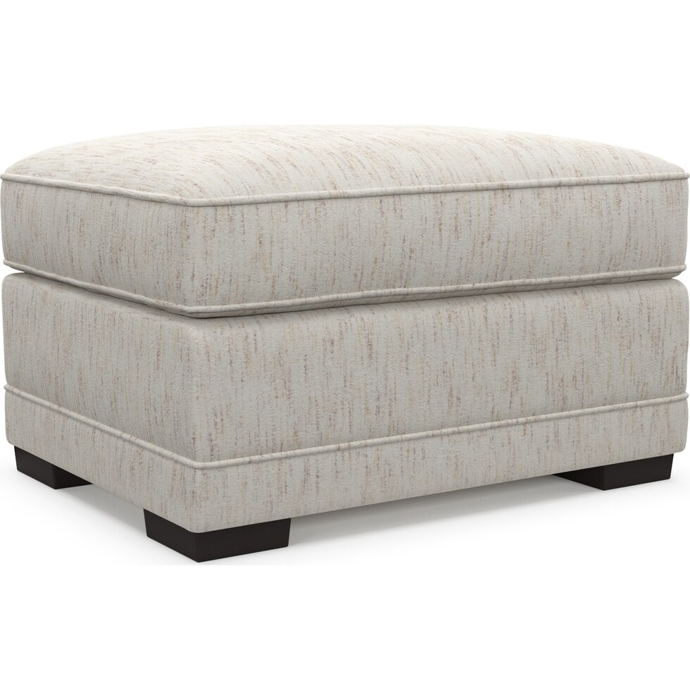 pembroke gray ottoman   