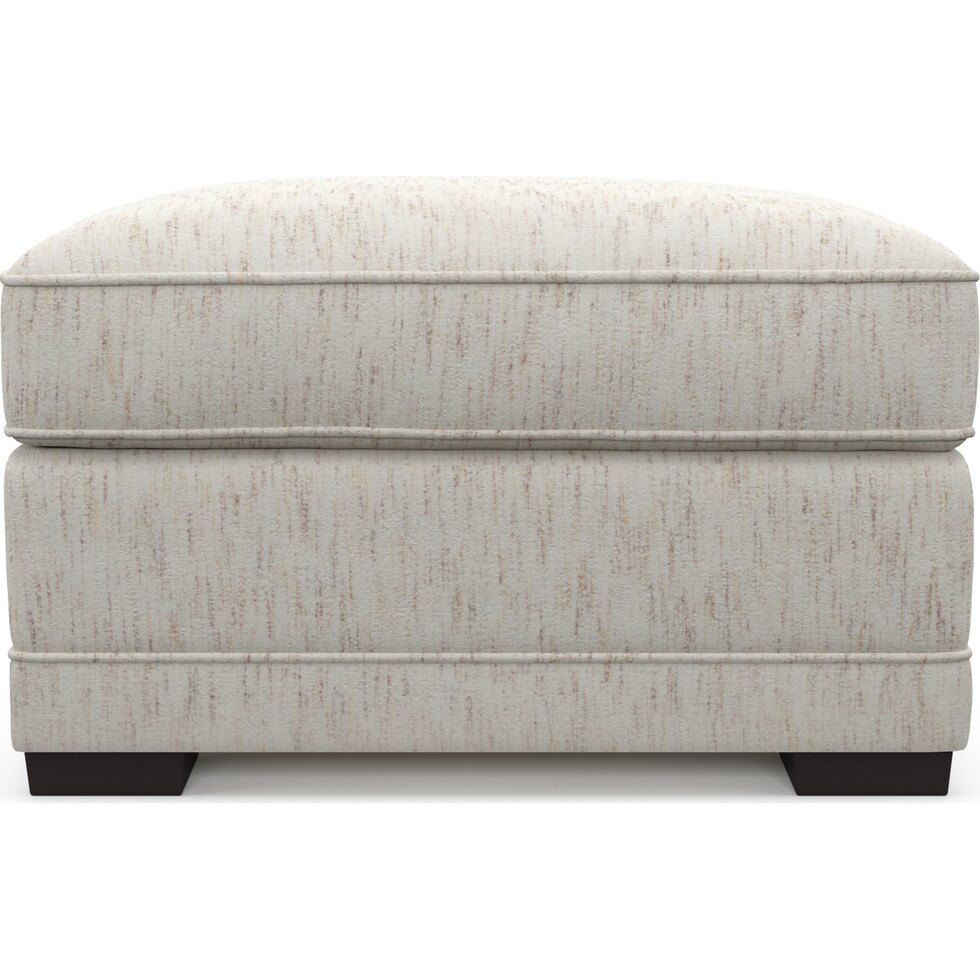 pembroke gray ottoman   