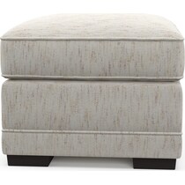 pembroke gray ottoman   