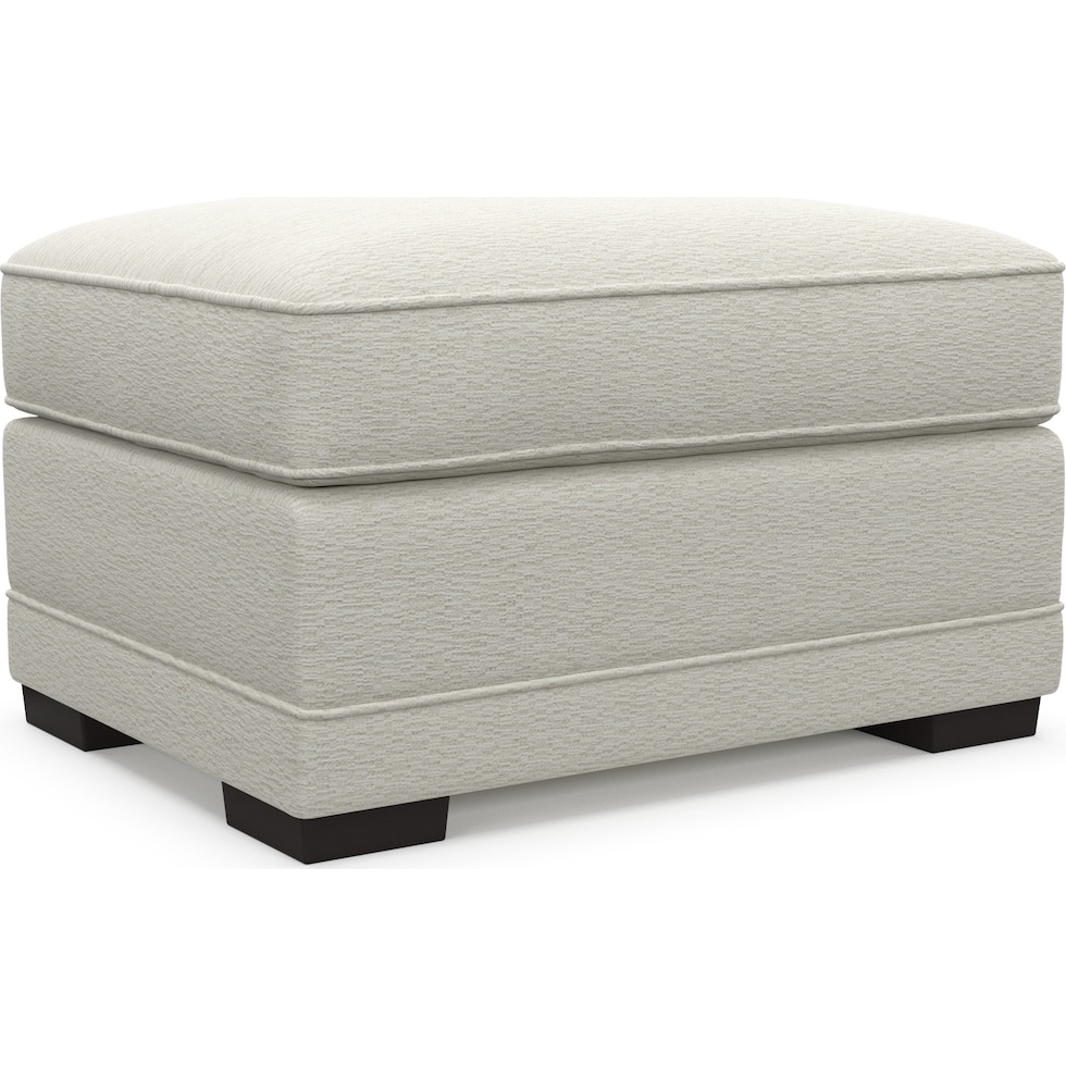 pembroke gray ottoman   