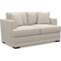pembroke white loveseat   