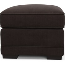 pembroke white ottoman   