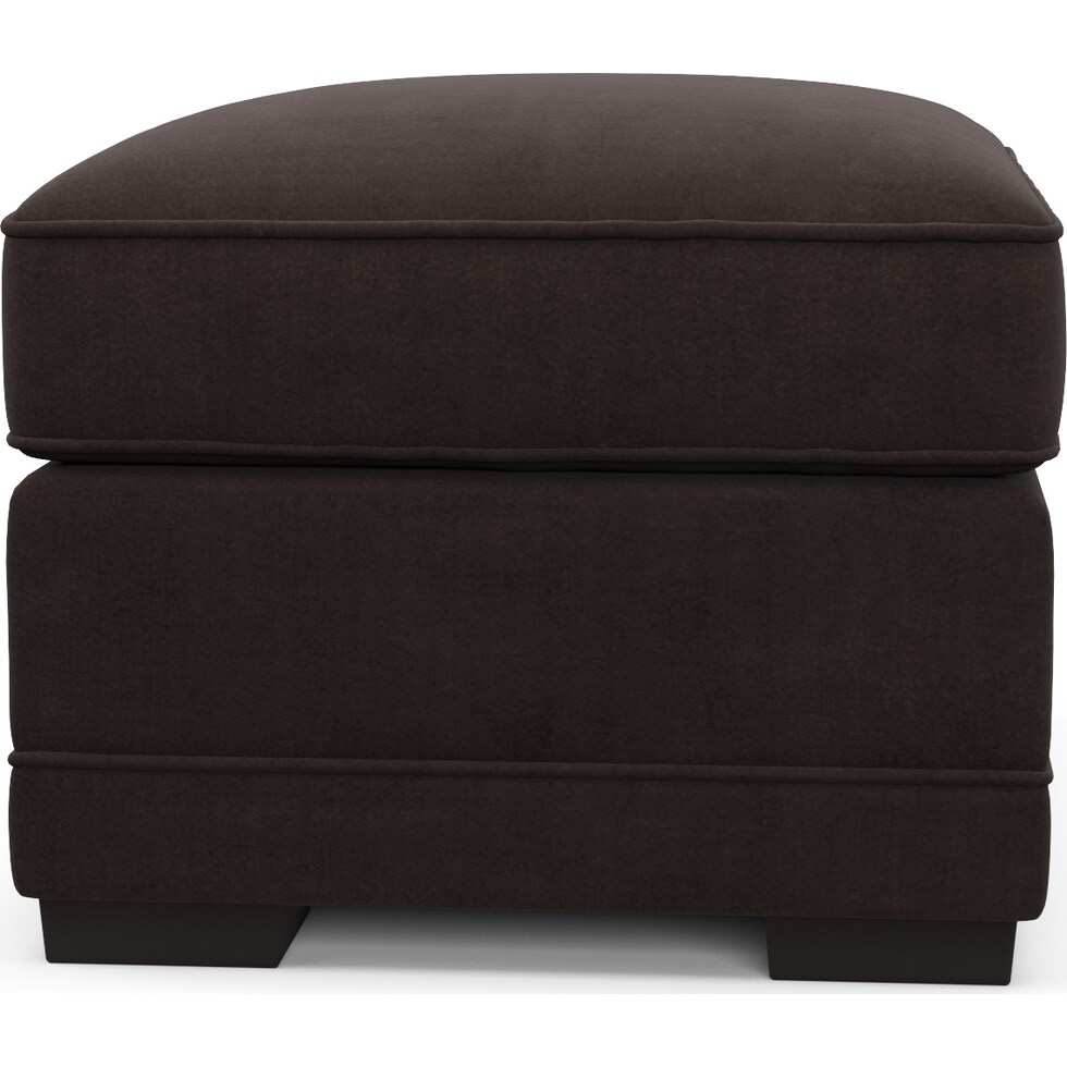 pembroke white ottoman   