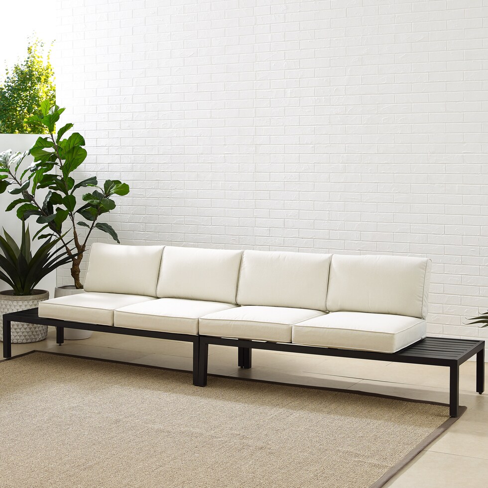 pembroke yellow outdoor sectional set   