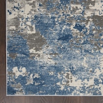 pembrook blue gray area rug  x    