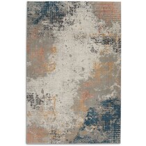 pembrook gray blue area rug ' x '   