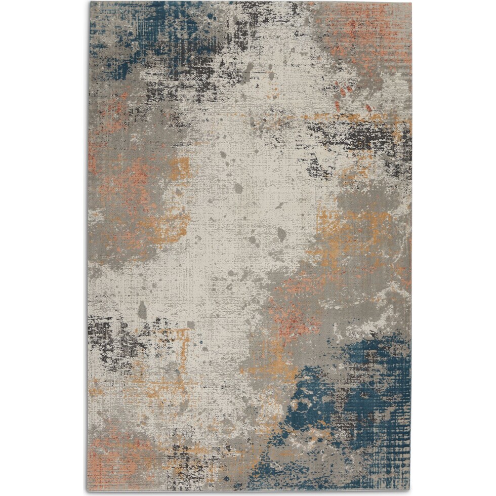 pembrook gray blue area rug ' x '   