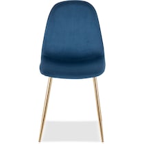 penny blue dining chair   