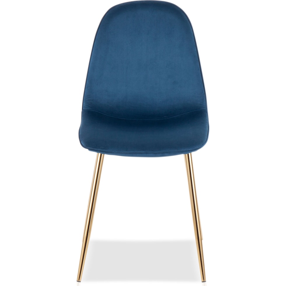 penny blue dining chair   