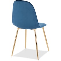 penny blue dining chair   
