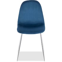 penny blue dining chair   