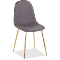penny gray dining chair   