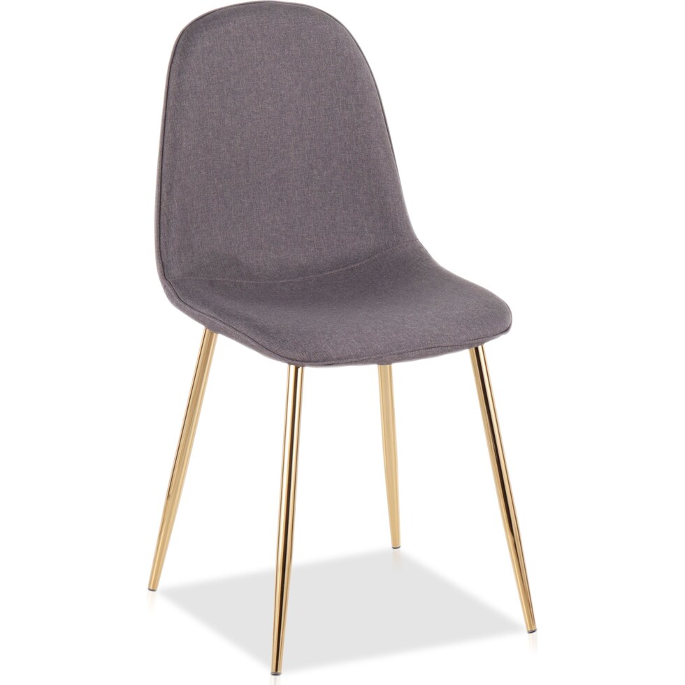 penny gray dining chair   