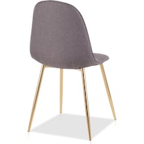 penny gray dining chair   