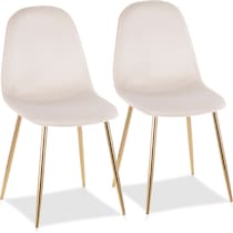 penny white dining chair   