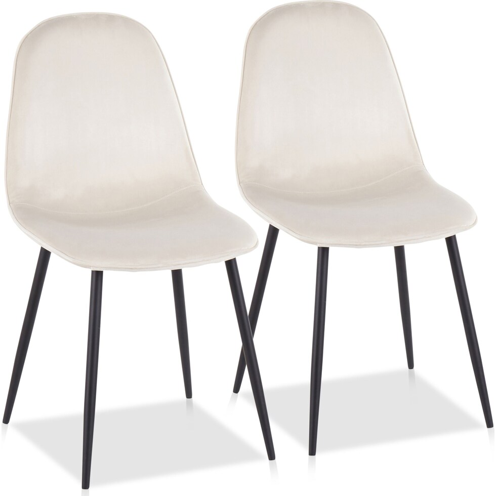 penny white dining chair   