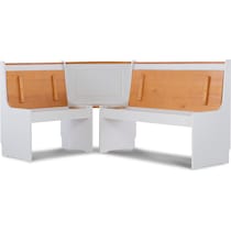 pent white corner nook   
