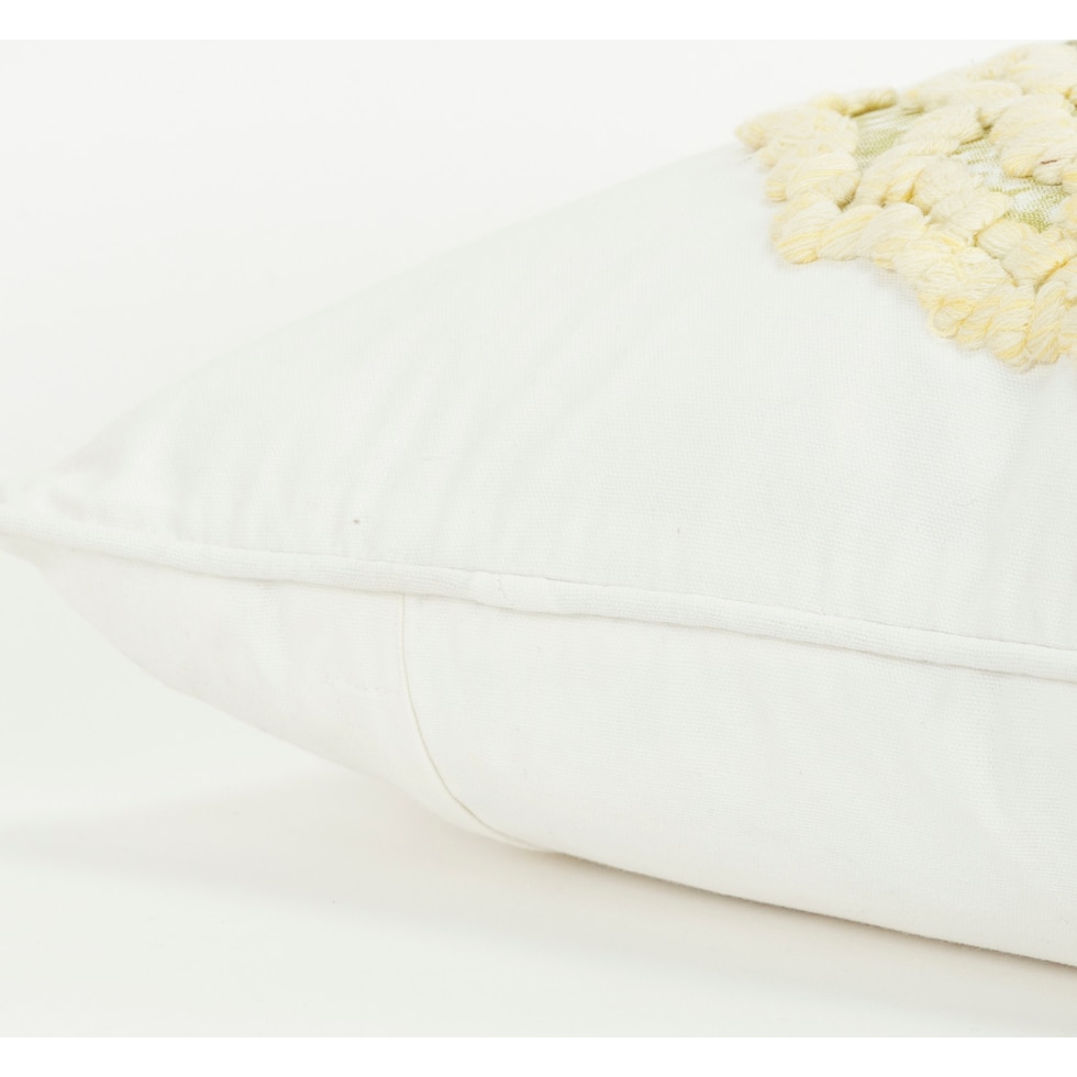 pepo ivory accent pillow   